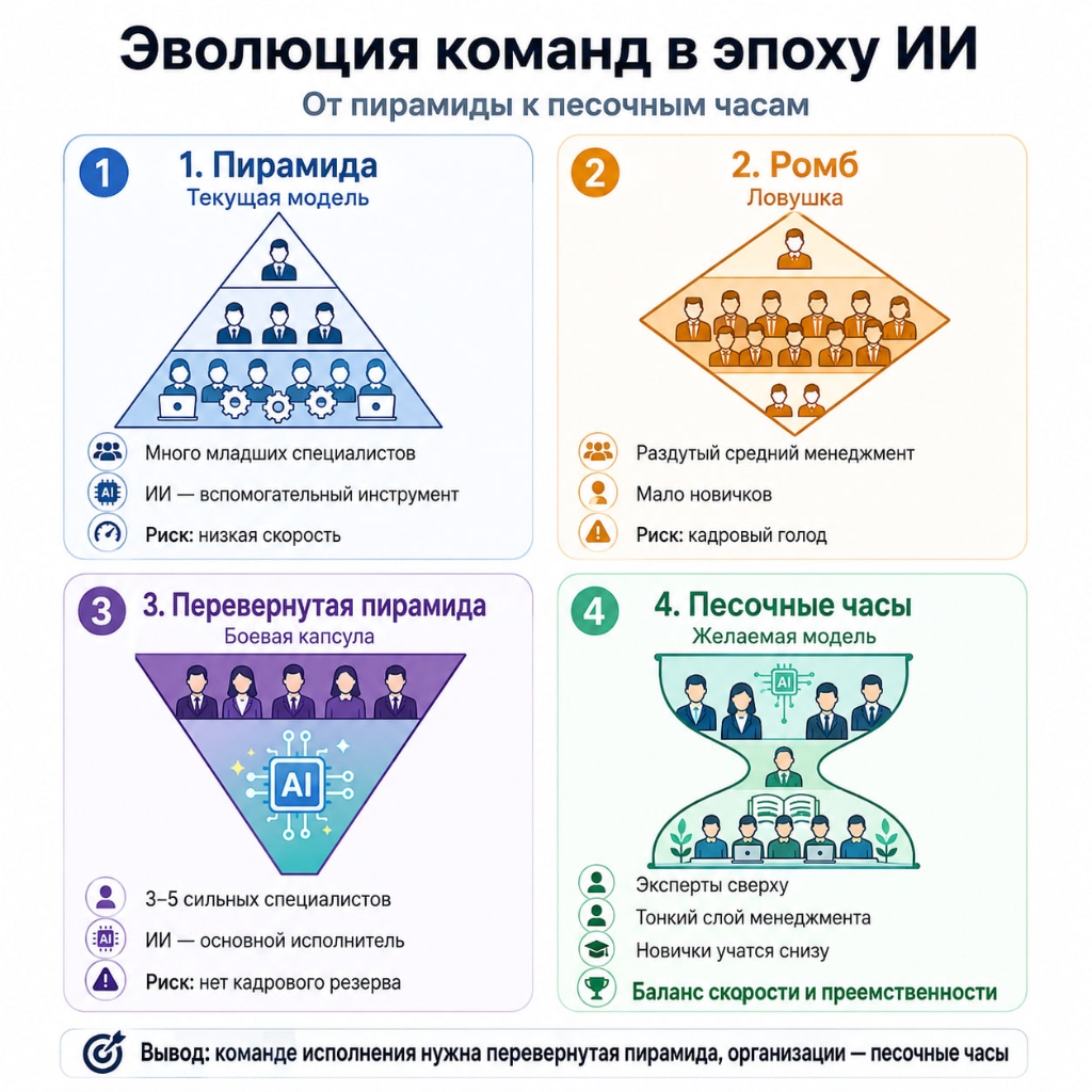 Эволюция команд в эпоху ИИ